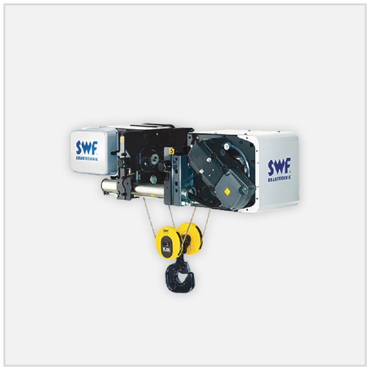 รอกสลิงไฟฟ้าคานเดี่ยว SWF สำหรับเครนโรงงาน เครนไฟฟ้า