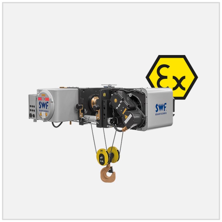 รอกกันระเบิด SWF สำหรับเครนโรงงาน เครนไฟฟ้า