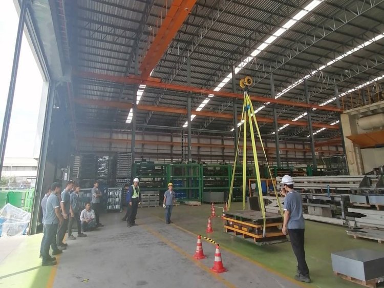 อบรมการใช้งานเครนไฟ้าและเครนโรงงาน