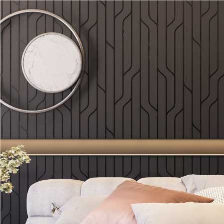 ภาพจำลองตกแต่งไม้เซาะร่อง W05