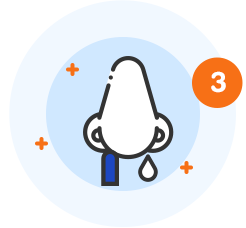 ฉีดล้างจมูกง่ายปิดรูจมูกพอดี