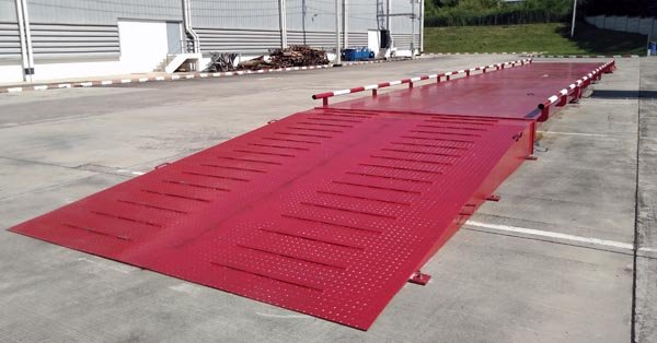 เครื่องชั่งรถบรรทุกแบบลอยหน้าเหล็ก