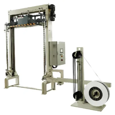 เครื่องรัดพาเลท Top Through type Strapping Machine รุ่น : YK-03DA