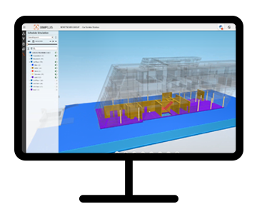 การจำลองการก่อสร้างตามแผนงาน
