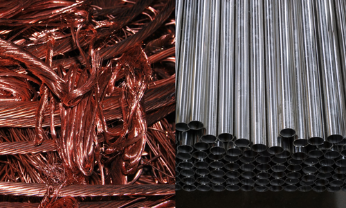 ทองเหลือง ทองแดง และสแตรนเลส