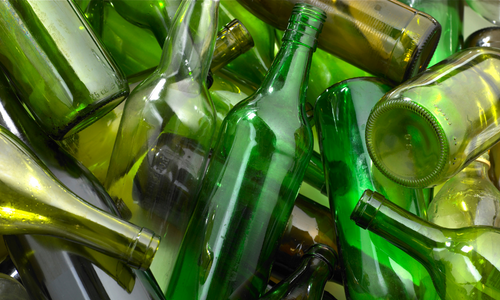 ขวดแก้วเขียว