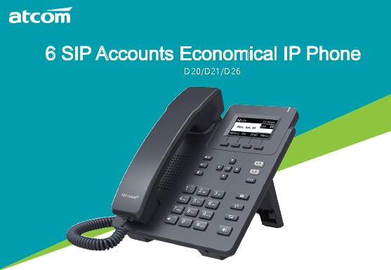 Atcom D21 ATCOM IP PHONE WiFi IP Phone and 4G IP Phone
