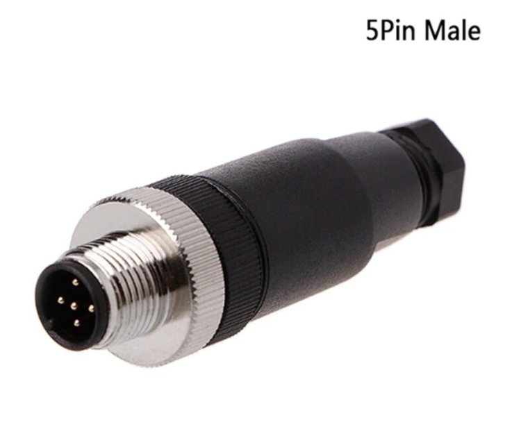 Industrial connector M12, 3Pin, 4Pin, 5Pin Male/Female