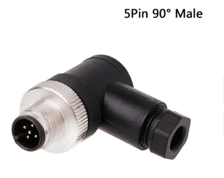 Industrial connector M12, 3Pin, 4Pin, 5Pin Male/Female