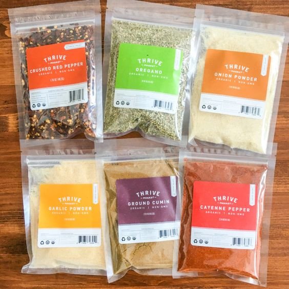 สติ๊กเกอร์ฉลากสินค้า ติดถุงซิปใส