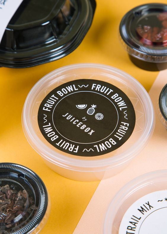 สติ๊กเกอร์ฉลากสินค้า ติดฝากระปุกอาหาร กระปุกน้ำพริก