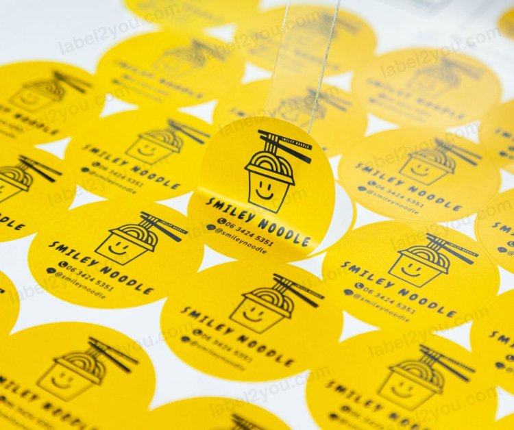 ตัวอย่างงานพิมพ์สติ๊กเกอร์ 01