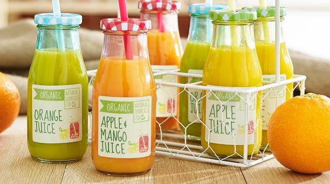 สติ๊กเกอร์ฉลากสินค้า กันน้ำ ติดขวดแก้ว