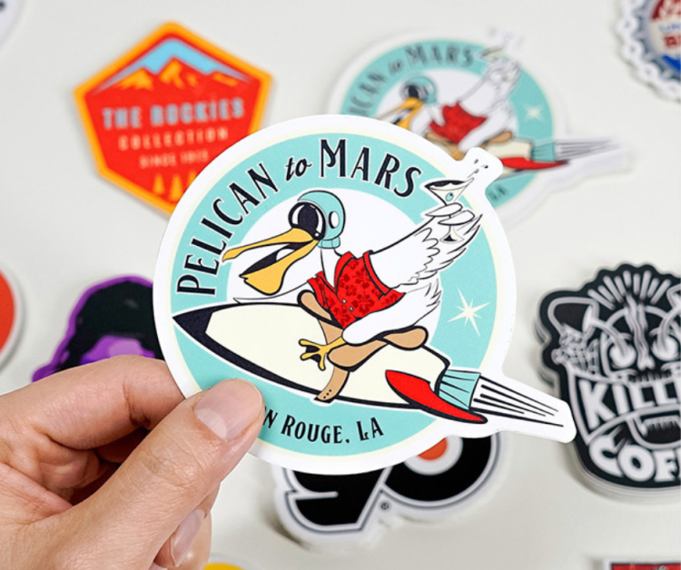 สติ๊กเกอร์ PVC ไดคัทการ์ตูน