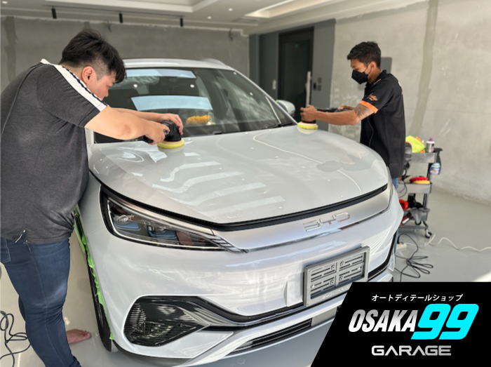 เคลือบแก้ว BYD Atto3 Thailand สีขาว