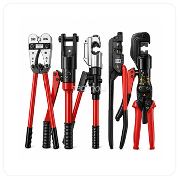 คีมย้ำหางปลา คีมย้ำไฮโดรลิค อุปกรณ์ตัด-ปอก-ย้ำสายไฟ CRIMPING TOOLS บริษัท ไทยพัฒนสิน ควอลิตี้ ทูลส์ จำกัด TPQTOOLS ตัวแทนจำหน่าย