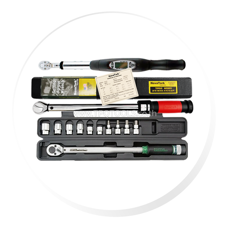 ประแจปอนด์ และเครื่องมือวัดแรงบิด Torque Wrenches & Torque Tools