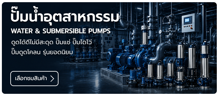WATER PUMPS & SUBMERSIBLE PUMPS ปั๊มน้ำ ปั๊มจุ่ม ปั๊มไดโว่ ปั๊มบาดาล ปั๊มหอยโข่ง ปั๊มสูบสารเคมี ปั๊มสูบน้ำ ปั๊มสูบน้ำสำหรับสระว่ายน้ำ ปั๊มอุตสาหกรรม KOSHIN PUMP, MIRANO, MITSUBISHI, OKURA, ONGA, SANSO, SHOWFOU PUMP, TSURUMI PUMP, ZUZUMI บริษัท ไทยพัฒนสิน 