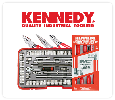 KENNEDY แบรนด์เครื่องมือช่างและอุปกรณ์อุตสาหกรรมคุณภาพสูงจากประเทศอังกฤษ เครื่องมือช่างมืออาชีพ เครื่องมือตัดและงานเจาะ เครื่องมือวัดละเอียด ตู้เครื่องมือมีล้อ กระเป๋า-กล่องเก็บเครื่องมือ TPQTOOLS บริษัท ไทยพัฒนสิน ควอลิตี้ ทูลส์ จำกัด ตัวแทนจำหน่าย เครื่