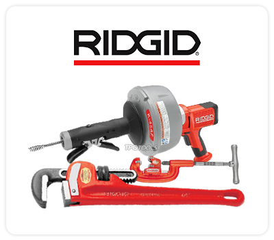 RIDGID เครื่องมือช่างคุณภาพสูงสัญชาติอเมริกาที่โด่งดังระดับโลก โดยเฉพาะในกลุ่มช่างประปา ช่างก่อสร้าง และวิศวกร ประแจจับท่อเครื่องดัดท่อ เครื่องมือตัด-ขยายท่อ เครื่องล้างท่อเครื่องทะลวงท่อ เครื่องต๊าปเกลียวท่อ เครื่องมือตัดและย้ำท่อ TPQTOOLS บริษัท ไทยพัฒน