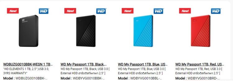 WD My Passport 1TB