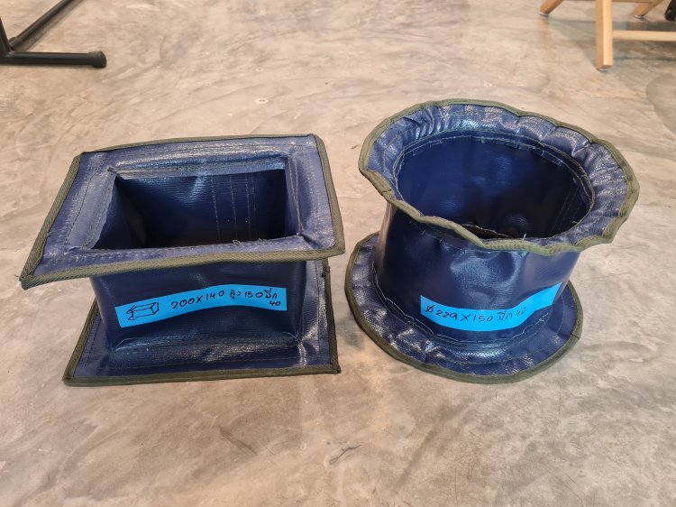 ท่อผ้าใบทนร้อน