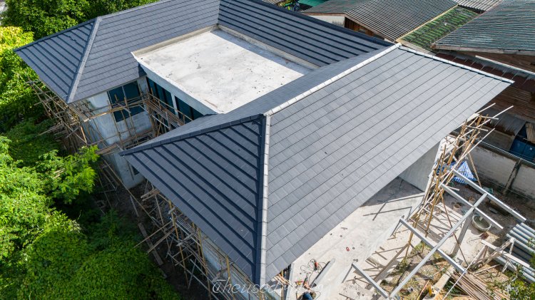 ถ่ายรูปมุมสูงหลังคา