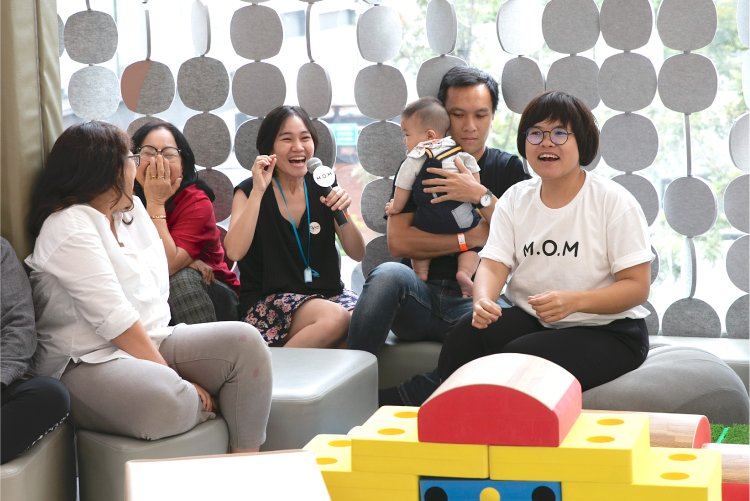 พ่อแม่ลูกเล่นด้วยกัน indoor playground blixpop