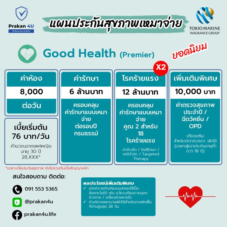 Tokio Good Health_Premier 6M