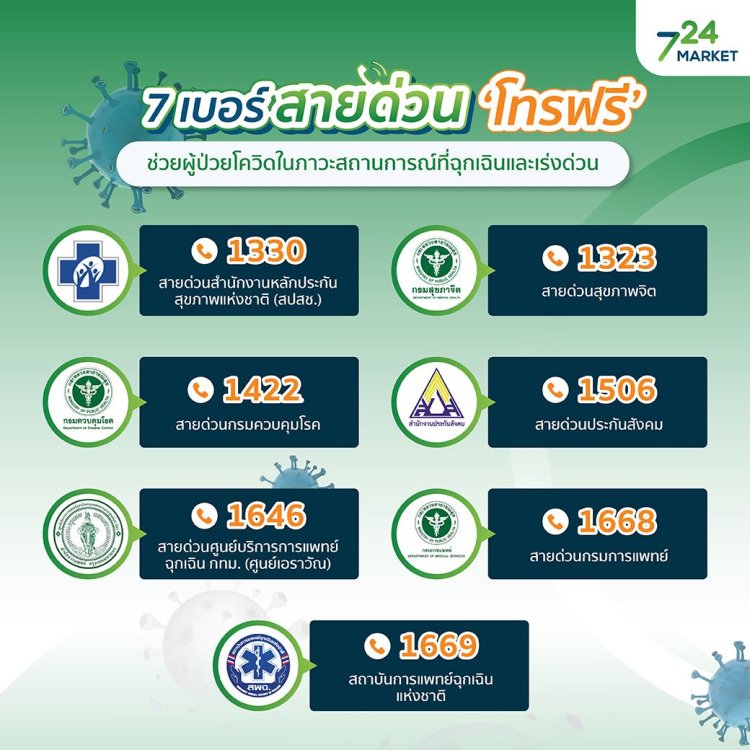 7 เบอร์สายด่วนโทรฟรีของหน่วยงานรัฐ  7 เบอร์สายด่วนโทรฟรีของหน่วยงานรัฐ
