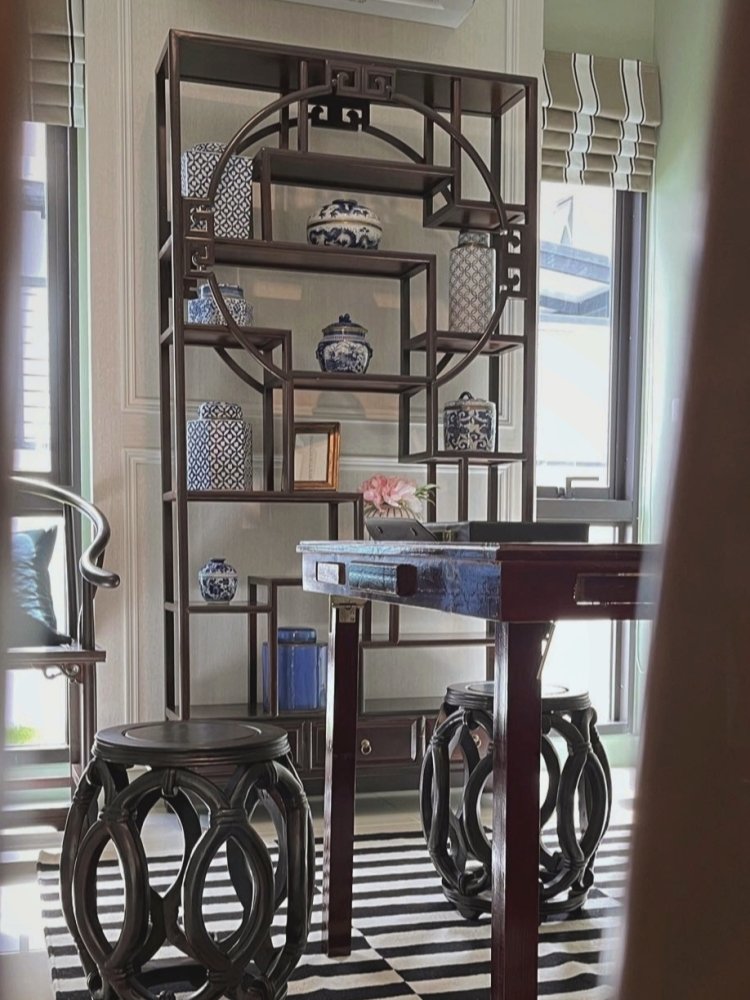แต่งบ้านเดี่ยวในหมู่บ้านคุณาลัยสไตล์จีนโมเดิร์น