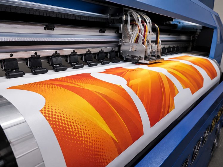 เครื่องพิมพ์ผ้าดิจิทัลอุตสาหกรรม กระบวนการพิมพ์ลายเสื้อระบบซับลิเมชัน (Sublimation) ในโรงงานการ์เม้นท์