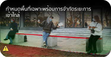 CCTV กำหนดพื้นที่เฉพาะพร้อมการจำกัดระยะการเข้าใกล้ By Highsolution