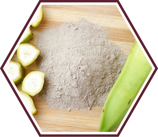 HASHI PFLOW เปลือกกล้วย หรือ ผงกล้วยดิบ