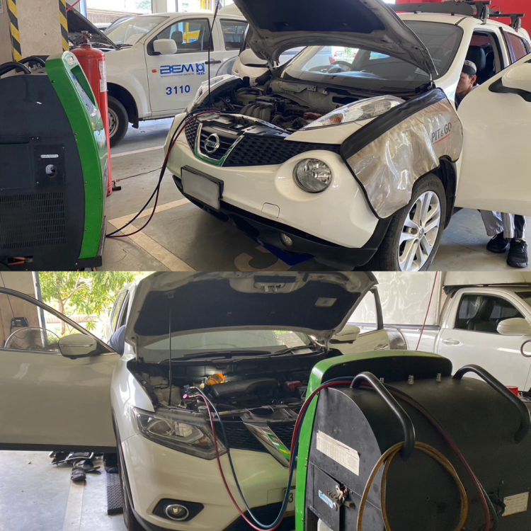 ซ่อมแอร์รถยนต์ Nissan