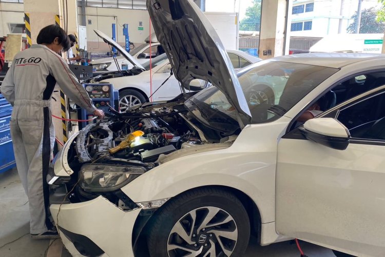 ซ่อมแอร์รถยนต์ HONDA