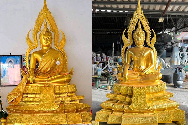 พระชินราช เนื้อทองเหลือง