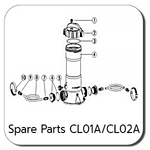 Spare Part CL01A /CL02A Emaux