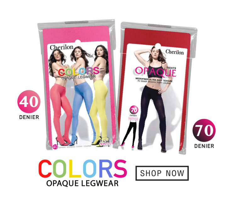 ถุงน่องหลากสี ถุงน่องเนื้อหนา