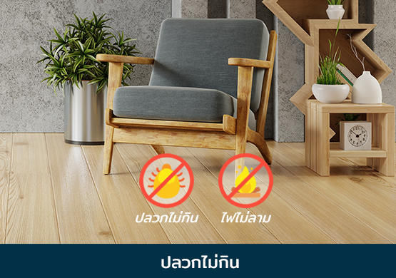 พื้นไม้ไฮบริดปลวกไม่กิน