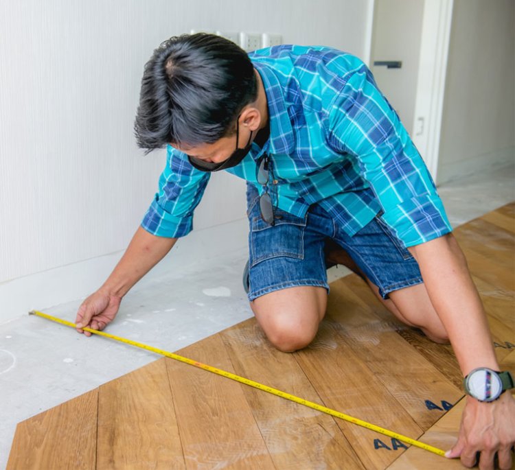 วางแผน ปูพื้น ไม้จริง