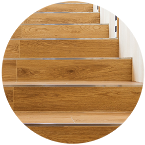 ตัวอย่าง ลูกตั้งไม้ บันได