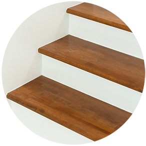 ตัวอย่าง ลูกนอน บันไดไม้