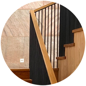 ตัวอย่าง ราวจับ ไม้