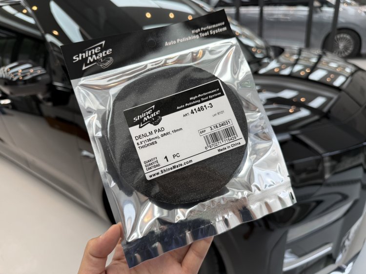 แผ่นขัดเดนิม Shine Mate Denim 5 นิ้ว รุ่นพรีเมี่ยม ขัดผิวส้ม Denim Pad (Orange Peel)