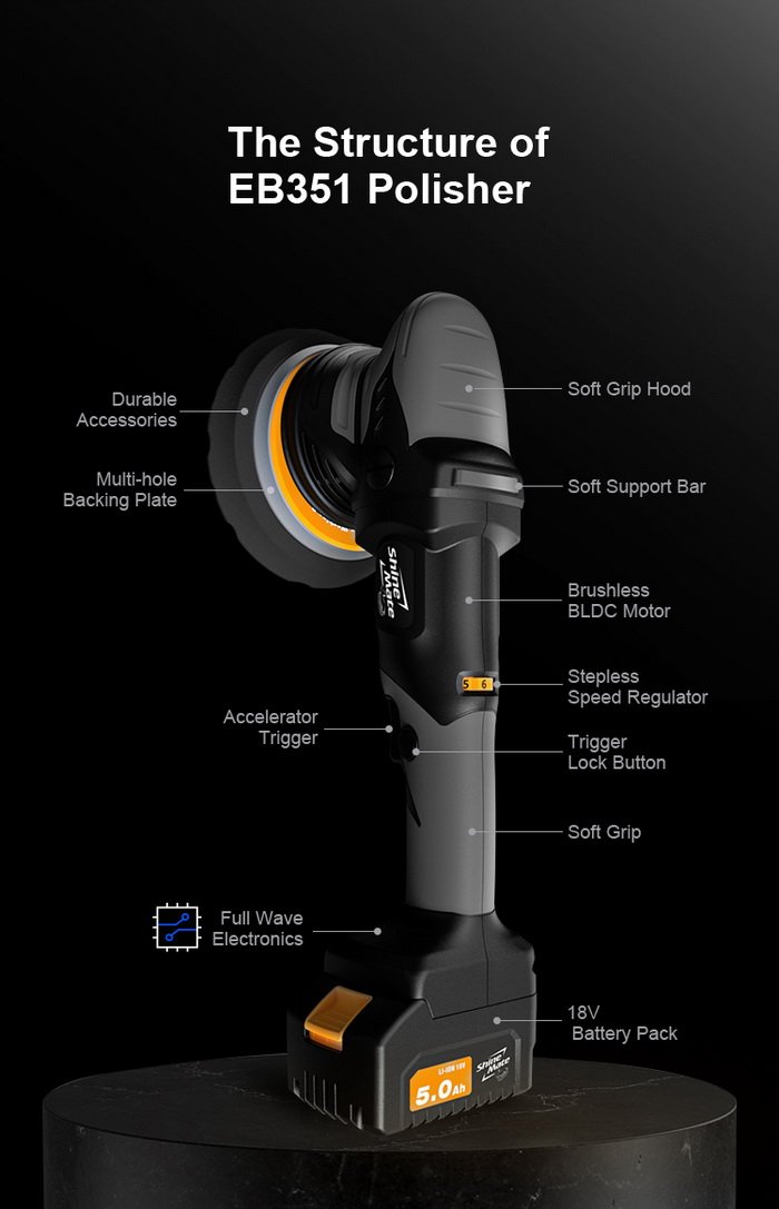 เครื่องขัดไร้สาย SHINE MATE