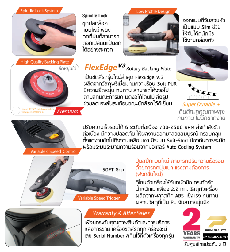 Shine Mate EP820 เครื่องขัดสีรถ Shine Mate EP820 เครื่องขัดสีรถ