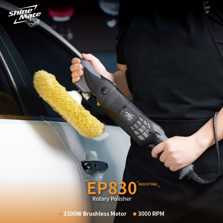 เครื่องขัดสีรีถยนต์ Shine Mate รุ่น Top ที่สุด EP830 ระบบโรตารี่ 3000rpm