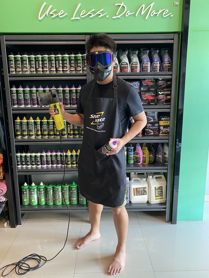 ผ้ากันเปื้อนสำหรับคาร์แคร์ ขัดสีรถ