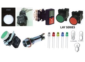 เนมเพลทสวิทส์ปุ่มกด,บล็อคพลาสติก,หลอด LED(ไดโอด),แลมป์ตาแมว